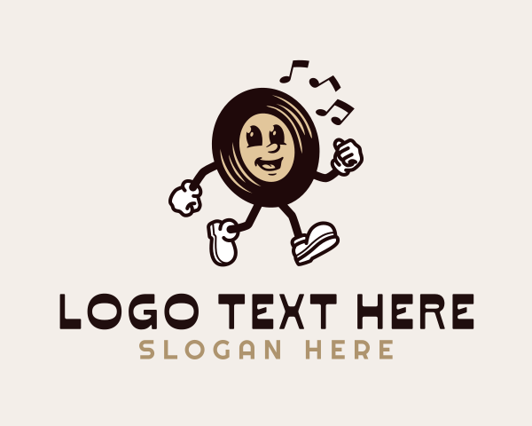 Vinyl Musical Cartoon